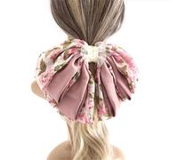 Pinzas para el Pelo con Lazo Pinzas for el pelo con lazo de empalme multicapa, tocados de horquilla de satén de gasa