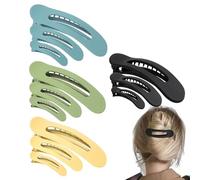 Pinzas para el pelo con pico de pato, 12 unidades, no se doblan con pico de pato, antideslizantes, modernas, para lavar y peinar para el ocio y el salón