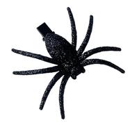 Pinzas para el pelo de arácnidos brillantes para disfraces de Halloween, pasadores de plástico brillante, accesorios de fiesta para mujeres y niños, clip de fiesta con purpurina