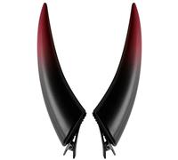 Pinzas para el pelo de cuerno del diablo para mujer, pieza de vampiro de demonio gótico, disfraz de diablos góticos, accesorios para Halloween, cosplay, cuerno espeluznante y divertido, cosplay para