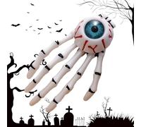 Pinzas para el pelo de esqueleto con forma de hueso, accesorios góticos para el pelo, punk, rock, , Halloween, fiesta, cosplay, materiales resistentes, únicos para niños y adultos, 7,3 x 4 x 1