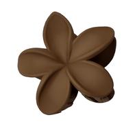 Pinzas para el pelo de flores grandes, pinzas para el pelo mate con elegante diseño floral, horquillas antideslizantes de poliestireno para mujer, perfectas tanto para cabello grueso como fino, 3.15 x