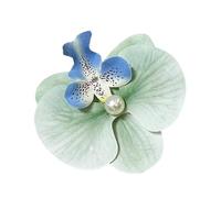 Pinzas para el pelo de flores, pasadores de pelo Phalaenopsis, tocado en forma de flor de 3.75 pulgadas para arte moderno, suministros profesionales para el hogar, kit de reparación diaria, unidad de