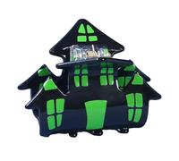 Pinzas para el pelo de Halloween, pinzas para el pelo de Halloween para mujeres - Horquillas decorativas de Halloween,Pinza para el pelo de casa encantada de Halloween para mujeres y niñas, accesorios