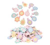 Pinzas para el Pelo de Mascotas con diseño Floral, Accesorios para el Pelo de Perros y Gatos en Forma de Flor de Seis pétalos, Diademas Florales de Goma Suave para Mascotas, ideale