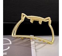 Pinzas Para El Pelo De Metal Dorado Mate Punk Para La Cabeza De Las Mujeres Pinzas Geométricas De La Mandíbula Del Cangrejo Del Corazón De La Mariposa Para Accesorios Gruesos Para El Cabello