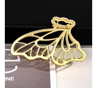 Pinzas Para El Pelo De Metal Dorado Mate Punk Para La Cabeza De Las Mujeres Pinzas Geométricas De La Mandíbula Del Cangrejo Del Corazón De La Mariposa Para Accesorios Gruesos Para El Cabello
