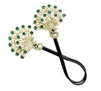 Pinzas para el pelo de mujer, con diamantes de imitación de real, accesorios para el cabello, moño de moda para aniversarios, día de San Valentín, Navidad, Acción de Gracias