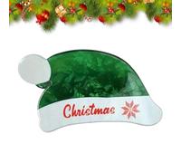 Pinzas para el pelo de Navidad para mujer, sombreros de Navidad de dibujos animados, horquillas, pinzas para la mandíbula antideslizantes para cabello corto y largo, resistentes