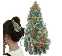 Pinzas para el pelo de Navidad | Pinza acrílica para el pelo de Navidad para mujer | Bonitos accesorios hermosos para dama de , , boda, niña, Halloween, vacaciones, formal, mujeres, novia