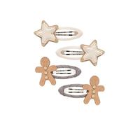 Pinzas para el pelo de pan de jengibre