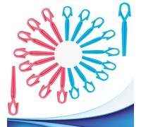 Pinzas para el pelo de pico de cigüeña - 90 piezas 45 azules + 45 fucsia picos para el pelo de plástico suave Hair Clip profesionales para peluquería pinzas antiarrugas para el peinado