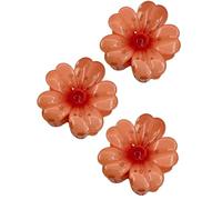 Pinzas para el pelo de plumerias, elegantes accesorios para el cabello, garras antideslizantes para el pelo, 3 piezas, diseño vibrante, ropa de fiesta en la playa y piscina para cualquier colección de