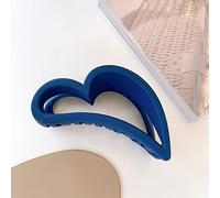 Pinzas Para El Pelo De Resina Mate, Pinza Para El Pelo Con Corazón De Amor De Tiburón Hueco Geométrico, Accesorios Para La Cabeza Para Mujeres Y Niñas