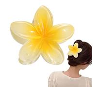 Pinzas para el pelo flor - Pinza floral con diseño tropical, pinza antideslizante para garra, fijación fuerte, para el cabello, ideal para peinados de verano, trajes de playa, fiestas