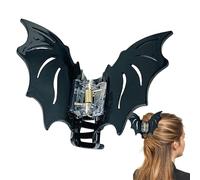 Pinzas para el pelo góticas de murciélago, accesorios de pelo espeluznante, horquilla de garra de apuesta, decoración de horror vívida para mujeres y niñas, bonito accesorio de disfraz de AlHalloween