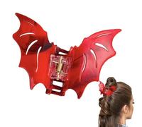 Pinzas para el pelo góticas de murciélago, accesorios de pelo espeluznante, horquilla de garra de apuesta, decoración de horror vívida para mujeres y niñas, bonito accesorio de disfraz de AlHalloween
