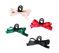 Pinzas para el pelo grandes francesas vintage, elegantes pinzas para el pelo de color sólido, pinzas para el pelo de satén, mariposa, horquilla para el pelo para niñas, para fiestas