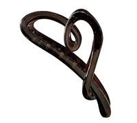 Pinzas para el pelo para mujer, elegante pinza en forma de amor, acabado mate antideslizante, accesorio para el cabello bonito y duradero para mujeres, mandíbula de sujeción fuerte para grueso o fino
