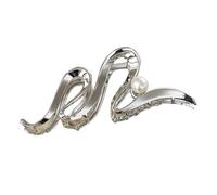 Pinzas para el pelo para mujer, ondas de metal para accesorios finos, gruesos, antideslizantes, fuertes que sostienen las ondas de mandíbula de metal