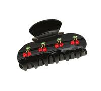 Pinzas para el pelo para mujer, pinzas para el pelo de acetato con impresión Vista, lindas pinzas de acrílico de cerezo para mujer, pinzas antideslizantes para cabello grueso para niñas