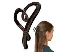 Pinzas para el pelo para peinar | pinza de garra, elegante forma de amor, clips de mandíbula de sujeción fuerte, accesorios de antideslizantes mate para la parte posterior de la cabeza