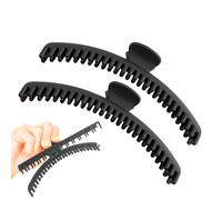 Pinzas para el pelo - Pinzas pequeñas portátiles para el pelo esmeriladas, pasadores grandes, horquillas de plátano, agarre fuerte, accesorios de peinado para mujer, para peinar corto, largo y rizado