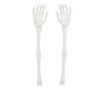 Pinzas Para Ensalada Con Mano De Esqueleto 31 Cm Halloween Antideslizantes