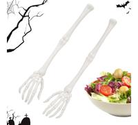 Pinzas Para Ensalada Con Mano De Esqueleto Resistente al Calor,