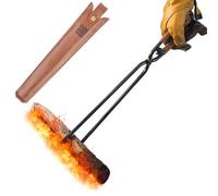 Pinzas para fogatas,Pinzas para leña Resistente al calor, resistente,