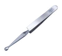 Canal Pinzas para garrapatas de animales de acero inoxidable, 12 cm