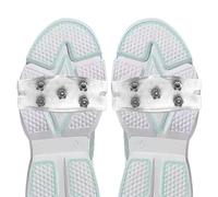Pinzas para Hielo para Zapatos: Picos De Tracción Antideslizantes De 2 Piezas, Tacos Universales para Botas | Ayuda Portátil De Agarre De Invierno para Senderismo, Escalada En Roca, Montañismo,