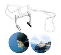 Pinzas para la Nariz para Natación, Clip de Silicona para la Nariz para Buceo, Tapones para la Nariz para Natación con Correa Antipérdida para Entrenamiento de Principiantes