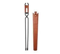 Pinzas para Leña Acero Al Carbono, Array, SWS野迹火钳-原牛色小号, Pequeño