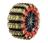 Pinzas para neumáticos de coche - Cadenas de nieve antideslizantes, cadenas para tracción en neumáticos para cargas pesadas | Instalación sencilla para la conducción en invierno, universal garantiza