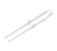 Pinzas para patatas fritas, Clip de plástico, herramienta higiénica de agarre para aperitivos, para ensalada, patatas fritas y frutas, ligera, portátil, 18cm, 20g