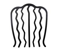 Pinzas para peineta para el cabello - 3 peines de metal para peinar el cabello | Peines laterales de pelo fino en forma de U para mujeres, peines con pinza para el pelo, peine bandette, herramienta de