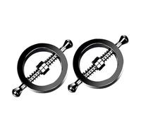 Pinzas para pezones de acero inoxidable, metal, bondage BDSM