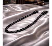 Pinzas para pezones negras con cadena - Sadomaso