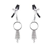 Pinzas para pezones pinzas para pezones mujeres pinzas para pezones estimulación del pezón, fetiche BDSM juguete femenino, juguete sexual para parejas sexo extremo(A)