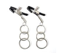 Pinzas para pezones pinzas para pezones mujeres pinzas para pezones estimulación del pezón, fetiche BDSM juguete femenino, juguete sexual para parejas sexo extremo(C)