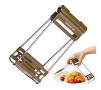 Pinzas para placas de cocción, pinzas ergonómicas antideslizantes para platos calientes, pinzas multiusos para el hogar, ajustable, para mover placas de cocción o cuencos