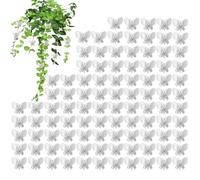 Pinzas para plantas, clips de jardín reutilizables para soporte de plantas, pinzas gruesas para flores y plantas frutales, jardín, terraza, interior y exterior, 100 unidades