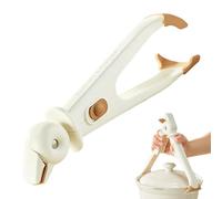 Pinzas para platos calientes, 1 clip para cuencos, 7 x 6,4 x 24 cm, multiuso, antiquemaduras, soporte resistente al calor para sartenes, ollas y bandejas, cocinar en microondas, cocinar al vapor y