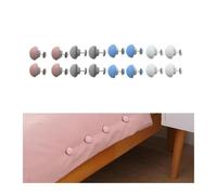 Pinzas Para Sábanas 1-20 Clips For Edredón De Sábanas | Clip de sujeción for funda de edredón, hebillas antideslizantes for manta, soporte for edredón, pinzas fijadoras(White-8PCS)