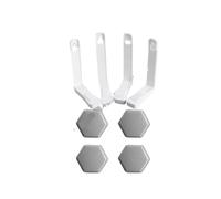 Pinzas Para Sábanas 4 Clips For Sujetar Sábanas Y Colchas | Funda de edredón individual con Clips antideslizantes fijos, cubierta de sábana for el hogar(4Pcs Gray Long)