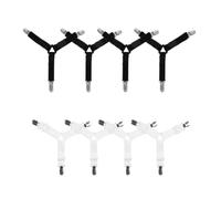 Pinzas Para Sábanas 4 Soportes Triangulares For Sábanas | Clips for sábanas ajustables, tirantes for sábanas, pinzas for colchón, cubierta de colchón(4pcs black)