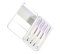 Pinzas Para Tratamientos Faciales Pelo 4pcs Cejas Pinzas Para Mujeres Hombres Regalos Profesional Acero Inoxidable Depilación Precisión Pelo Encarnado