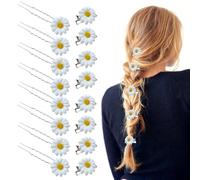 Pinzas Pelo Flores para el Pelo Horquilla Margarita Accesorios Para Mujer Niña Novia Pelo Decoración 16, Un Tamaño