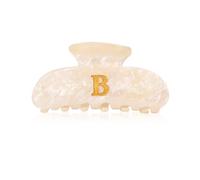 Pinzas Pelo para Mujeres Pinza para el Pelo Cabellos Largos Claw Clips Pinza Pelo Letras de Oro Antideslizantes